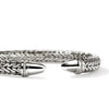 Spear 50 Silver Diamond Pave 8.9mm Flex Cuff - CBP988982DI-John Hardy-Renee Taylor Gallery