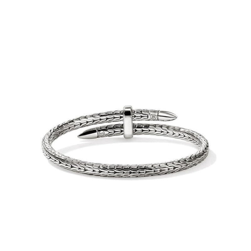 Spear Flex Cuff, Sterling Silver, Gemstones, 5.5MM - CBS9011074BSP-John Hardy-Renee Taylor Gallery