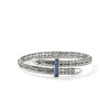 Spear Flex Cuff, Sterling Silver, Gemstones, 5.5MM - CBS9011074BSP-John Hardy-Renee Taylor Gallery