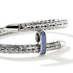 Spear Flex Cuff, Sterling Silver, Gemstones, 5.5MM - CBS9011074BSP-John Hardy-Renee Taylor Gallery