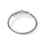 Spear Flex Cuff, Sterling Silver, Gemstones, 5.5MM - CBS9011074BSP-John Hardy-Renee Taylor Gallery
