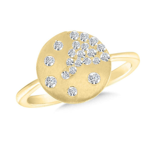 14K Yellow Gold Diamond Ring 0.33ct - CDD3295-Y-SDC Creations-Renee Taylor Gallery