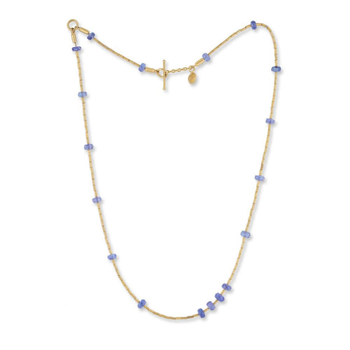 Chatter Necklace with Tanzanite by Lika Behar