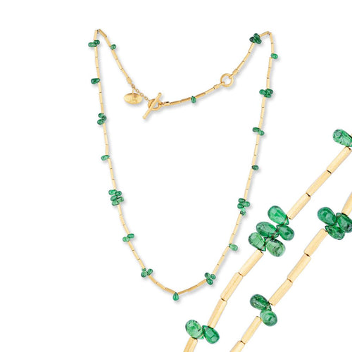 Chatter Necklace with Tsavorite by Lika Behar