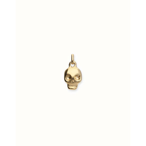Ser Imparable Gold Skull Shaped Charm - CHA0300ORO0000U-UNO de 50-Renee Taylor Gallery