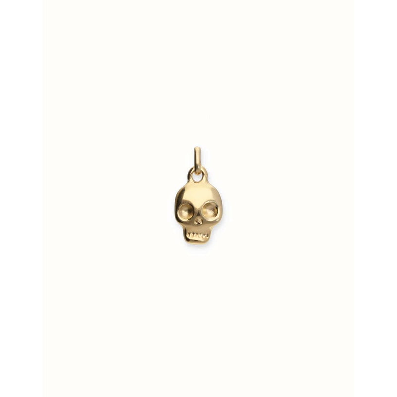 Ser Imparable Gold Skull Shaped Charm - CHA0300ORO0000U-UNO de 50-Renee Taylor Gallery