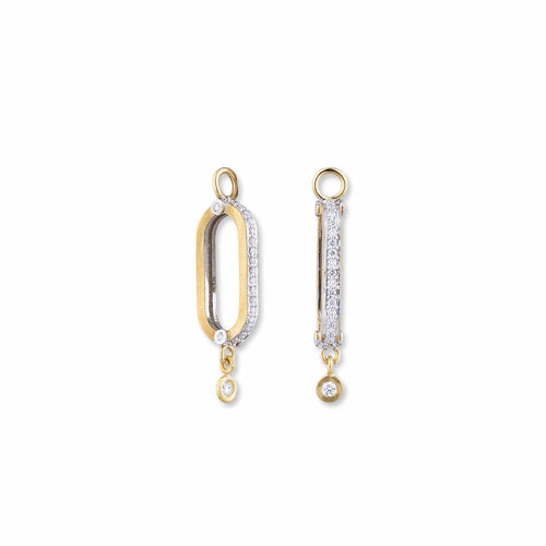 Chill-link Earring Drops with Diamond by Lika Behar