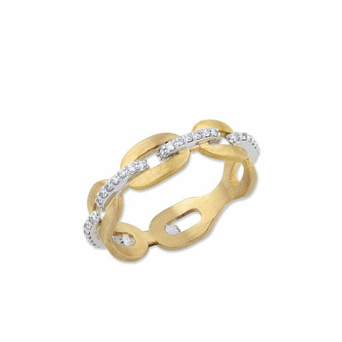 Chill-link Ring with Diamond by Lika Behar