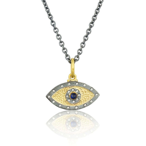 Chase Pendant with Diamond & Sapphire by Lika Behar