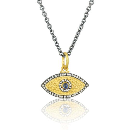 Chase Pendant with Diamond & Sapphire by Lika Behar