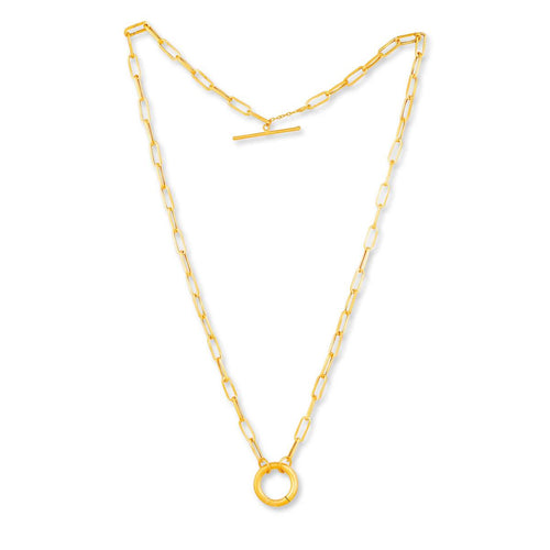 Clipski 18" Paperclip Chain 18K by Lika Behar