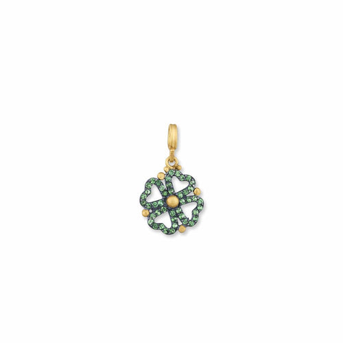 Clover 24K OX Tsavorites by Lika Behar