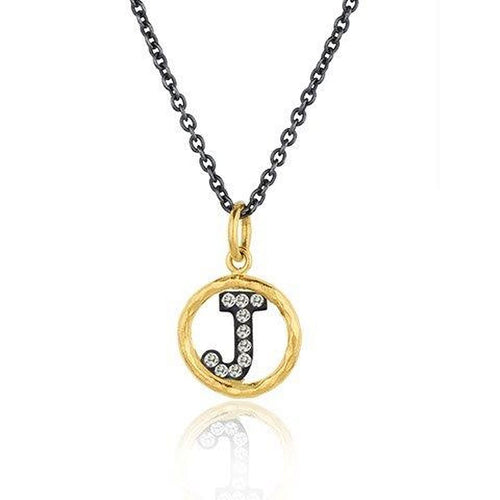 Circle Pendant with Diamond by Lika Behar
