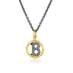 Circle Pendant with Diamond by Lika Behar