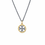 Circle Pendant with Diamond by Lika Behar