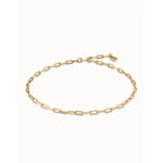 18K Gold Plated Short Chain Necklace - COL1608ORO0000U-UNO de 50-Renee Taylor Gallery