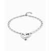 One Love Silver Sterling Silver Plated Necklace-UNO de 50-Renee Taylor Gallery