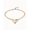 One Love 18K Gold Plated Necklace - COL1804ORO0000U-UNO de 50-Renee Taylor Gallery