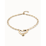 One Love 18K Gold Plated Necklace - COL1804ORO0000U-UNO de 50-Renee Taylor Gallery