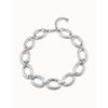 The One Sterling Silver Plated Necklace - COL1819MTL0000U-UNO de 50-Renee Taylor Gallery