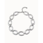 The One Sterling Silver Plated Necklace - COL1819MTL0000U-UNO de 50-Renee Taylor Gallery