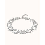 The One Sterling Silver Plated Necklace - COL1819MTL0000U-UNO de 50-Renee Taylor Gallery