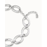 The One Sterling Silver Plated Necklace - COL1819MTL0000U-UNO de 50-Renee Taylor Gallery
