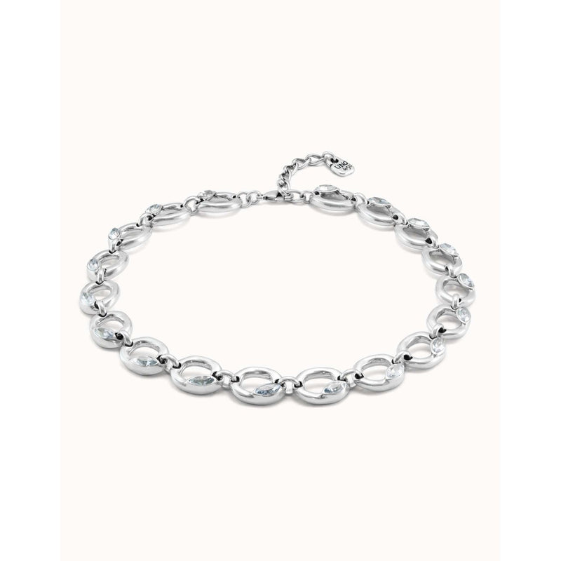 Details Silver Sterling Silver Plated Necklace-UNO de 50-Renee Taylor Gallery