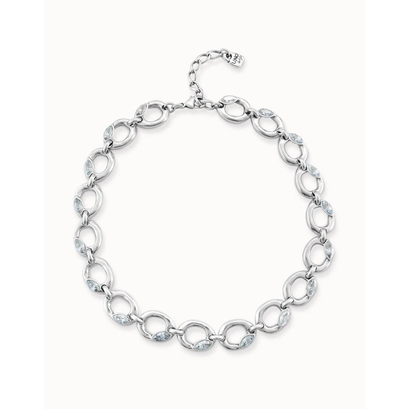 Details Silver Sterling Silver Plated Necklace-UNO de 50-Renee Taylor Gallery