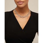 Details Silver Sterling Silver Plated Necklace-UNO de 50-Renee Taylor Gallery