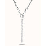 Yolo Sterling Silver Plated Necklace - COL1839MTL0000U-UNO de 50-Renee Taylor Gallery