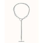 Yolo Sterling Silver Plated Necklace - COL1839MTL0000U-UNO de 50-Renee Taylor Gallery