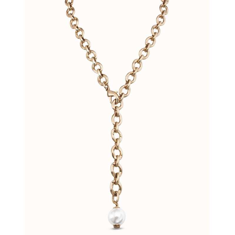 Joy of Living 18K Gold Necklace - COL1844BPLORO0U-UNO de 50-Renee Taylor Gallery