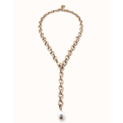 Joy of Living 18K Gold Necklace - COL1844BPLORO0U-UNO de 50-Renee Taylor Gallery