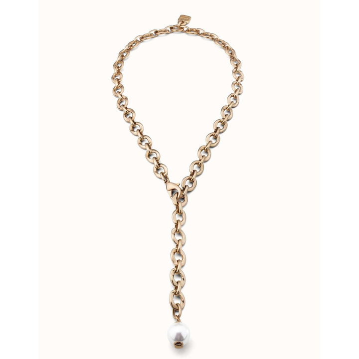 Joy of Living 18K Gold Necklace - COL1844BPLORO0U-UNO de 50-Renee Taylor Gallery