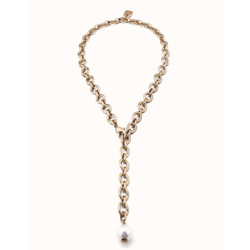 Joy of Living 18K Gold Necklace - COL1844BPLORO0U-UNO de 50-Renee Taylor Gallery
