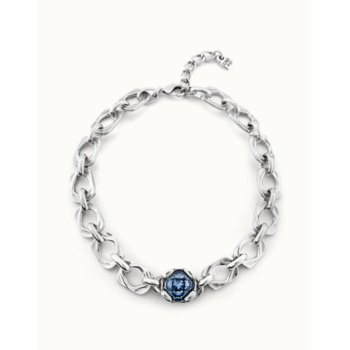 Marvelous Silver Sterling Silver Plated Necklace-UNO de 50-Renee Taylor Gallery