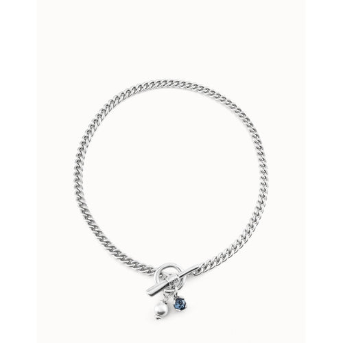 Two Expearltional Sterling Silver Plated Necklace-UNO de 50-Renee Taylor Gallery