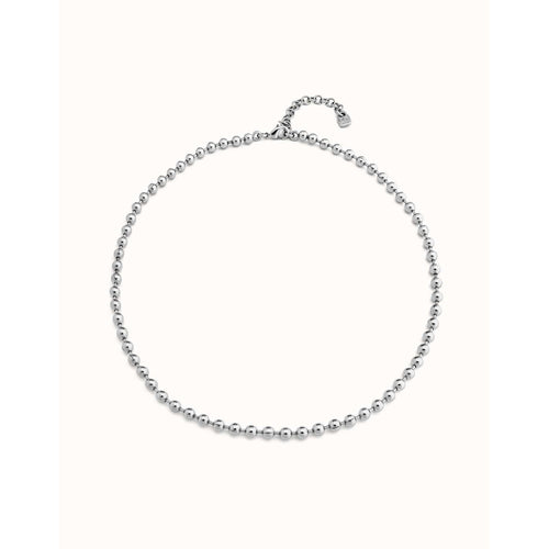 Emotions Sterling Silver Plated Necklace - COL1862MTL0000U-UNO de 50-Renee Taylor Gallery
