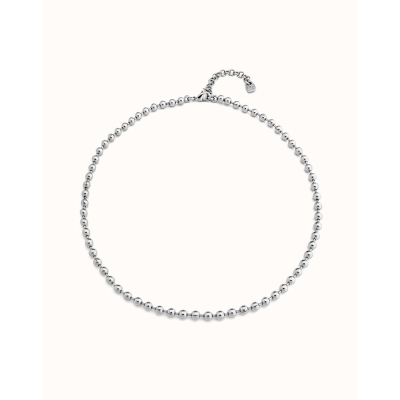 Emotions Sterling Silver Plated Necklace - COL1862MTL0000U-UNO de 50-Renee Taylor Gallery