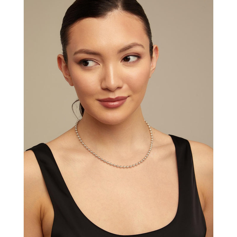 Emotions Sterling Silver Plated Necklace - COL1862MTL0000U-UNO de 50-Renee Taylor Gallery