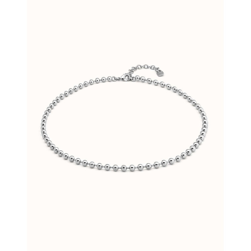 Emotions Sterling Silver Plated Necklace - COL1862MTL0000U-UNO de 50-Renee Taylor Gallery