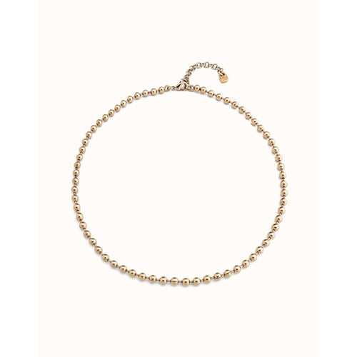 Emotions 18K Gold Plated Necklace - COL1862ORO0000U-UNO de 50-Renee Taylor Gallery