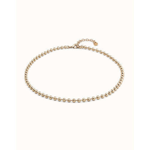 Emotions 18K Gold Plated Necklace - COL1862ORO0000U-UNO de 50-Renee Taylor Gallery