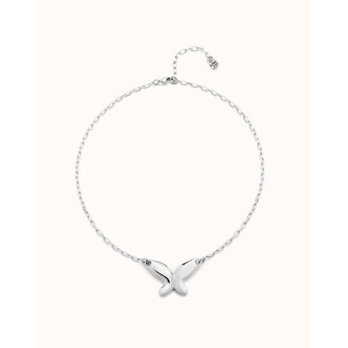 Butterfly Effect Silver Sterling Silver Plated Necklace-UNO de 50-Renee Taylor Gallery
