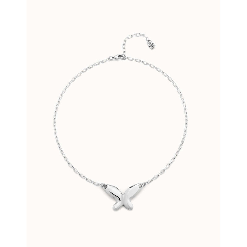 Butterfly Effect Silver Sterling Silver Plated Necklace-UNO de 50-Renee Taylor Gallery