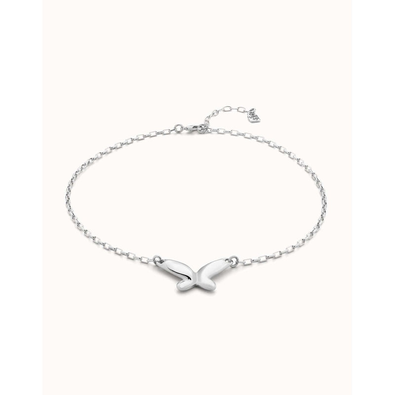 Butterfly Effect Silver Sterling Silver Plated Necklace-UNO de 50-Renee Taylor Gallery