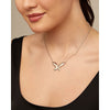 Butterfly Effect Silver Sterling Silver Plated Necklace-UNO de 50-Renee Taylor Gallery