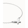 Butterfly Effect Silver Sterling Silver Plated Necklace-UNO de 50-Renee Taylor Gallery