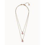 Aura Sterling Silver Plated Necklace - Silver/Blue - COL1866AZUMTL0U-UNO de 50-Renee Taylor Gallery